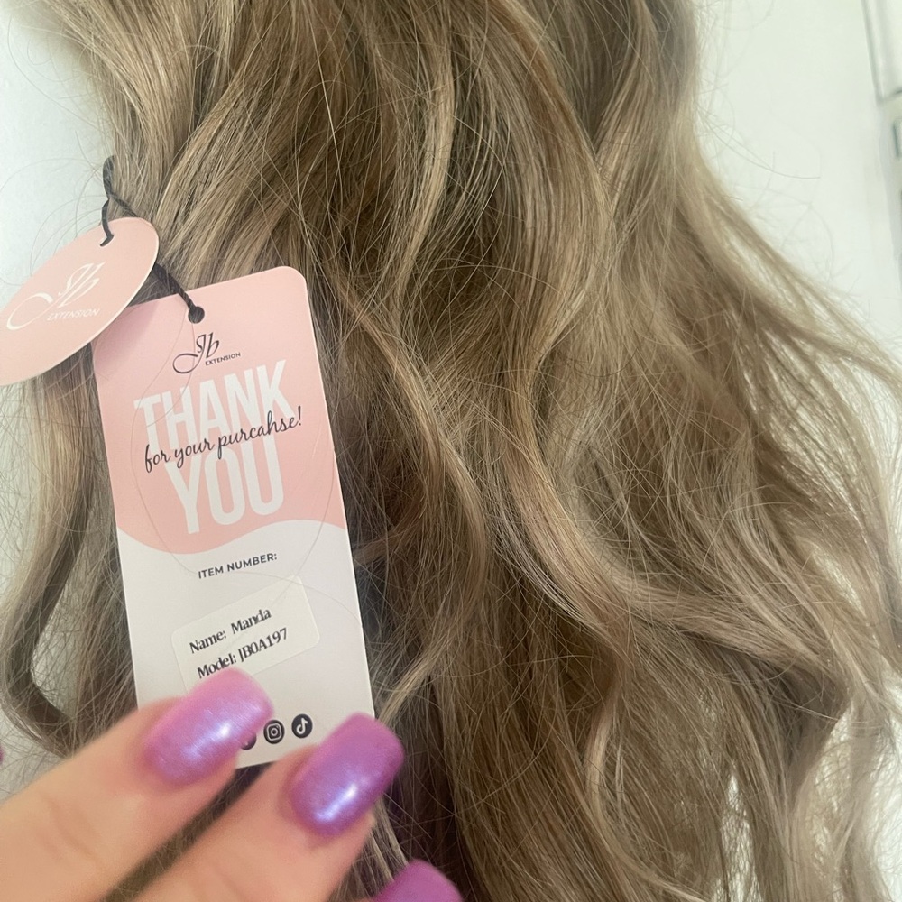 Elegant Ash Blonde  Bronde Rooted side Bsng Hair band